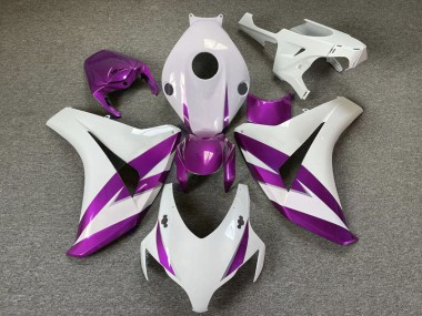 2008-2011 White Purple Honda CBR1000RR Motorcycle Fairings Australia
