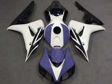 2006-2007 White Blue Glossy Black Honda CBR1000RR Motorcycle Fairings Australia