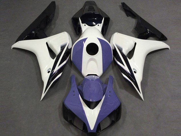 2006-2007 White Blue Glossy Black Honda CBR1000RR Motorcycle Fairings Australia