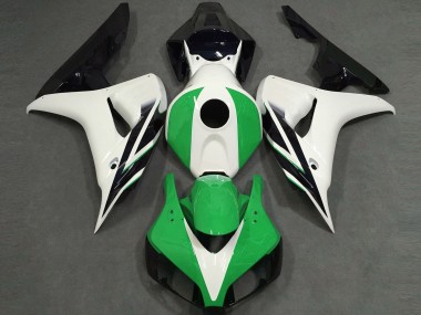 2006-2007 White Green Glossy Black Honda CBR1000RR Motorcycle Fairings Australia