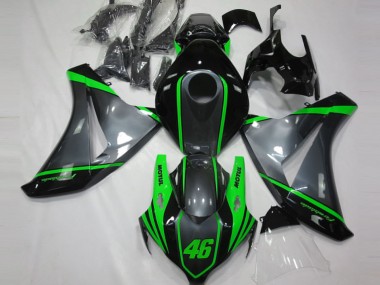 2008-2011 Grey Green Matte Black Motul 46 Honda CBR1000RR Motorcycle Fairings Australia