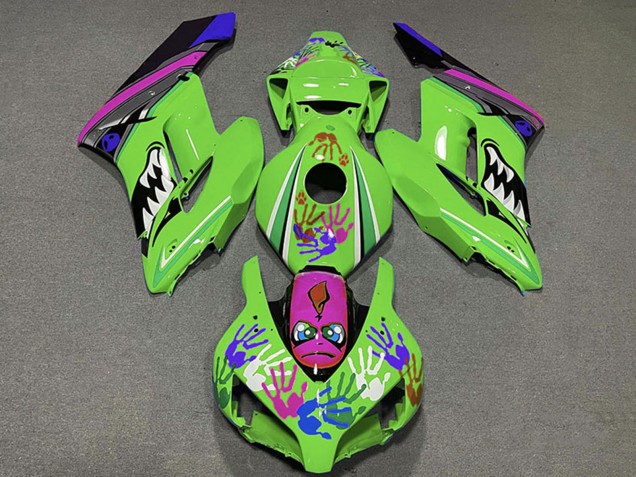 2004-2005 Green Purple Blue Black Shark Honda CBR1000RR Motorcycle Fairings Australia