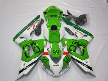 2006-2007 White Green Red Go Fun Honda CBR1000RR Motorcycle Fairings Australia