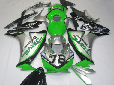 2012-2016 Silver Green Glossy Black Honda CBR1000RR Motorcycle Fairings Australia