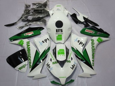 2012-2016 White Green Glossy Black Hannspree Castrol Honda CBR1000RR Motorcycle Fairings Australia