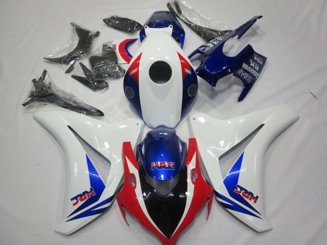 2008-2011 White Blue Red HRC Honda CBR1000RR Motorcycle Fairing Australia
