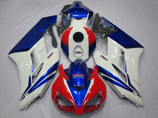 2004-2005 White Blue Red HRC OEM Style Honda CBR1000RR Motorcycle Fairings Australia