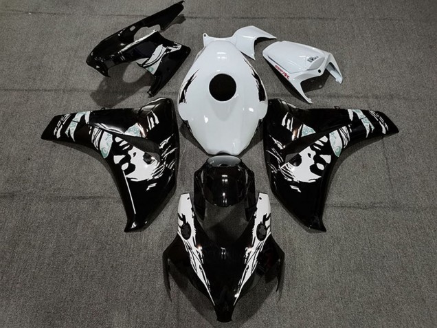 2008-2011 White Glossy Black Le Mis New Honda CBR1000RR Motorcycle Fairings Australia