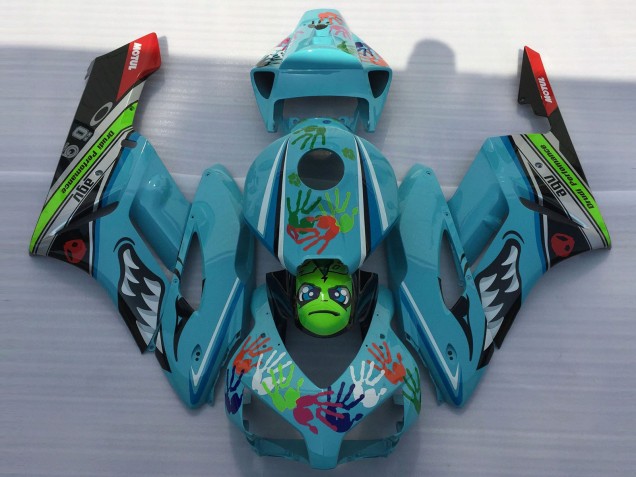 2004-2005 Blue Green Black Red Shark Honda CBR1000RR Motorcycle Fairings Australia