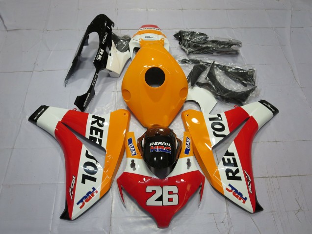 2008-2011 Orange White Red Glossy Black Repsol 26 Honda CBR1000RR Motorcycle Fairings Australia