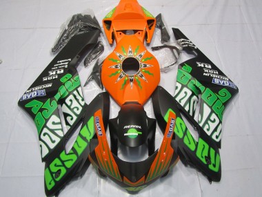 2004-2005 Orange Green Matte Black Rossi Honda CBR1000RR Motorcycle Fairings Australia