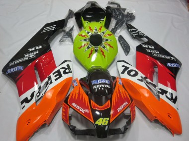 2004-2005 Lime Green Orange White Red Glossy Black Rossi Repsol Honda CBR1000RR Motorcycle Fairings Australia