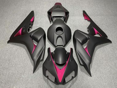 2006-2007 Matte Black Pink Honda CBR1000RR Motorcycle Fairings Australia