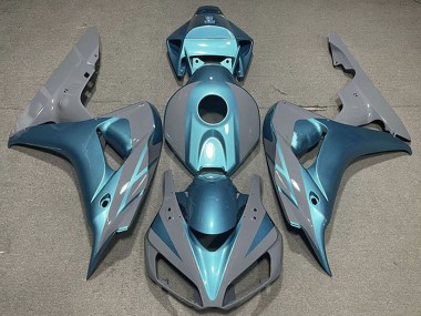 2006-2007 Nardo Grey Light Blue Honda CBR1000RR Motorcycle Fairings Australia