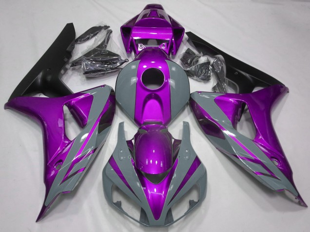 2006-2007 Nardo Grey Purple Matte Black Honda CBR1000RR Motorcycle Fairings Australia