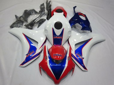2008-2011 White Blue Red HRC OEM Style Honda CBR1000RR Motorcycle Fairings Australia