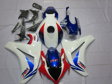 2008-2011 White Red Blue OEM Style HRC Honda CBR1000RR Motorcycle Fairings Australia
