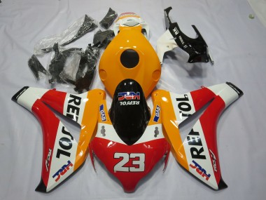 2008-2011 Orange White Red Glossy Black Repsol 23 Honda CBR1000RR Motorcycle Fairings Australia
