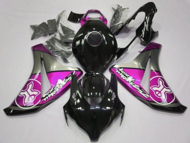2008-2011 Grey Pink Glossy Black Honda CBR1000RR Motorcycle Fairings Australia