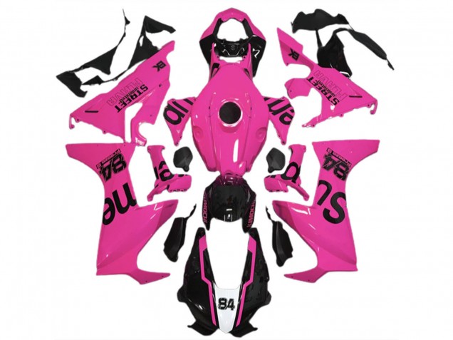 2017-2023 Pink Glossy Black Street Flava Honda CBR1000RR Motorcycle Fairings Australia