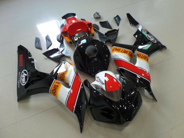 2006-2007 Orange White Red Glossy Black Pirelli Racing Honda CBR1000RR Motorcycle Fairings Australia