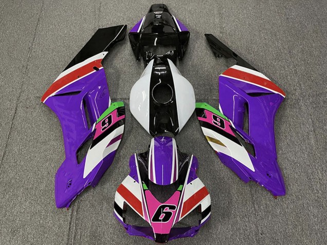 2004-2005 Purple White Red Pink Glossy Black 6 Honda CBR1000RR Motorcycle Fairings Australia