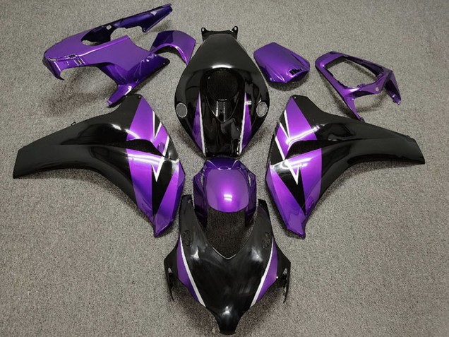 2008-2011 Purple Glossy Black Honda CBR1000RR Motorcycle Fairings Australia