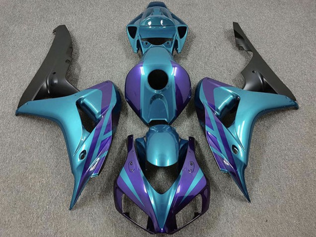 2006-2007 Purple Emerald Matte Black Honda CBR1000RR Motorcycle Fairings Australia