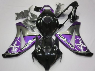 2008-2011 Purple Grey Glossy Black Honda CBR1000RR Motorcycle Fairings Australia