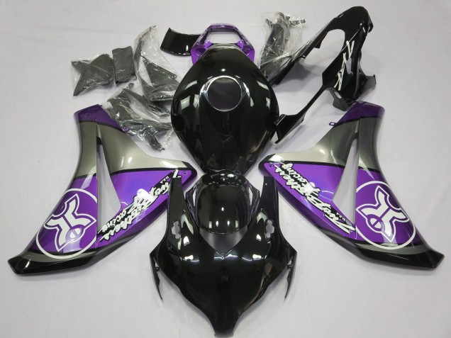 2008-2011 Purple Grey Glossy Black Honda CBR1000RR Motorcycle Fairings Australia