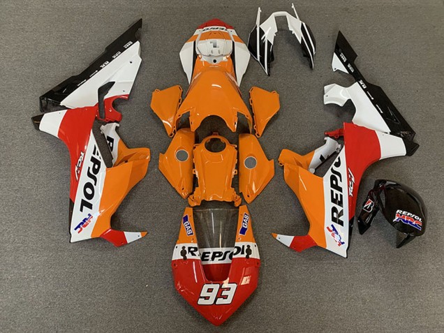 2017-2023 White Orange Red Black Racing Repsol 93 Honda CBR1000RR Motorcycle Fairings Australia
