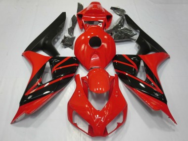 2006-2007 Red Glossy Black Matte Black Honda CBR1000RR Motorcycle Fairings Australia
