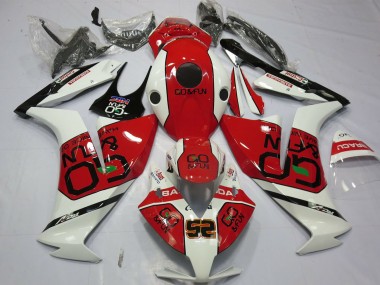 2012-2016 White Red Go&Fun Honda CBR1000RR Motorcycle Fairings Australia