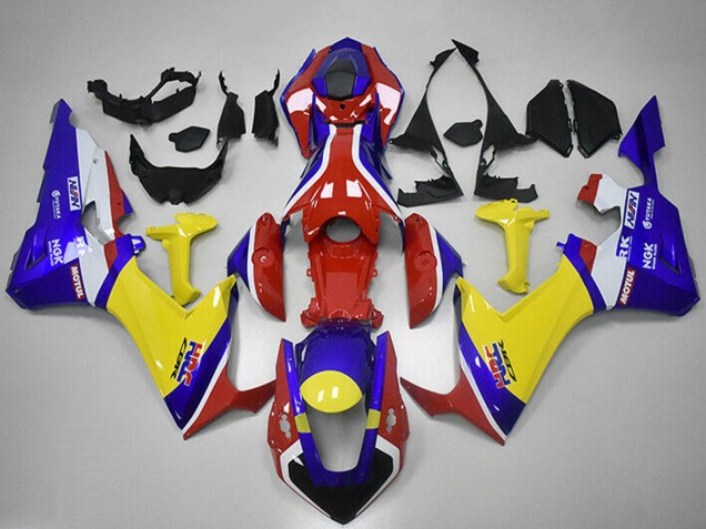 2017-2023 White Red Blue Yellow HRC Honda CBR1000RR Motorcycle Fairings Australia