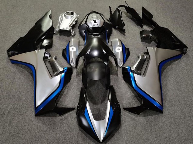 2017-2023 Silver Blue Glossy Black Honda CBR1000RR Motorcycle Fairings Australia