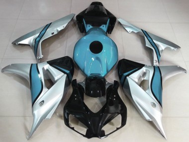 2006-2007 Silver Light Blue Glossy Black Honda CBR1000RR Motorcycle Fairings Australia