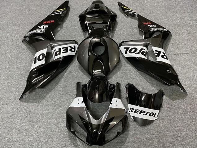 2006-2007 Grey White Glossy Black Repsol Honda CBR1000RR Motorcycle Fairings Australia