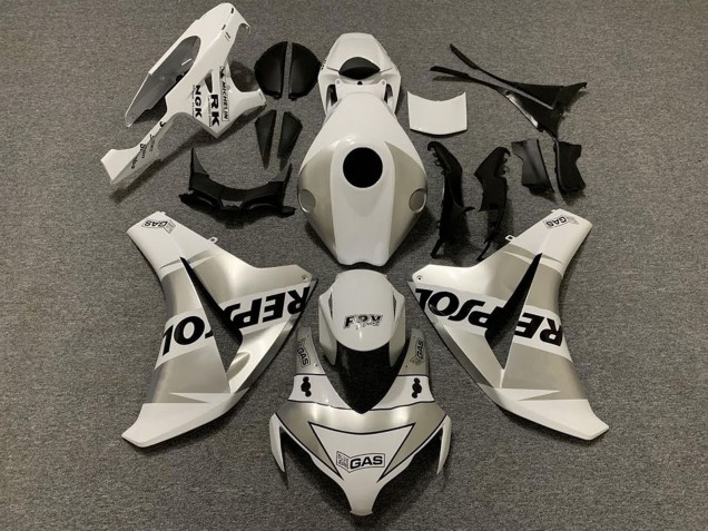 2008-2011 White Silver Black Repsol Honda CBR1000RR Motorcycle Fairings Australia