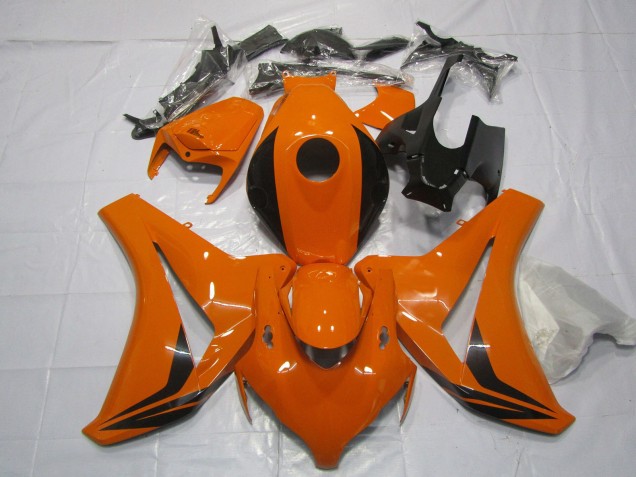 2008-2011 Orange Glossy Black Honda CBR1000RR Motorcycle Fairings Australia