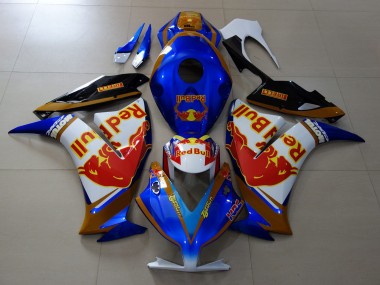 2012-2016 White Blue Gold Red Bull Honda CBR1000RR Motorcycle Fairings Australia