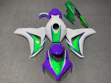2008-2011 White Green Purple The Joker Honda CBR1000RR Motorcycle Fairings Australia