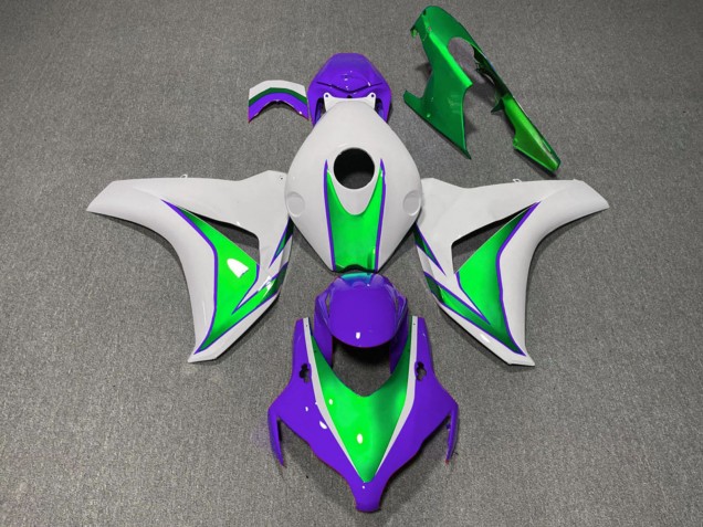 2008-2011 White Green Purple The Joker Honda CBR1000RR Motorcycle Fairings Australia