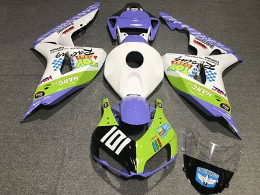 2006-2007 White Blue Green Glossy Black Toy Story Honda CBR1000RR Motorcycle Fairings Australia