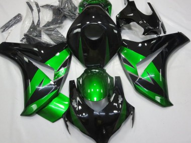 2008-2011 Green Glossy Black Honda CBR1000RR Motorcycle Fairings Australia
