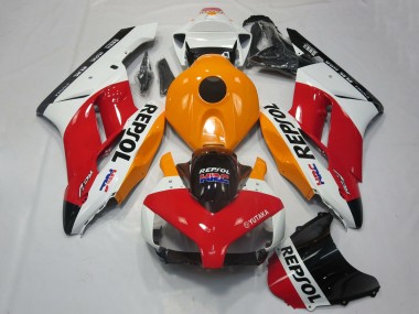 2004-2005 White Orange Red Glossy Black Repsol HRC Honda CBR1000RR Motorcycle Fairings Australia