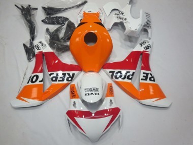 2008-2011 Orange White Red Glossy Black Repsol Honda CBR1000RR Motorcycle Fairings Australia