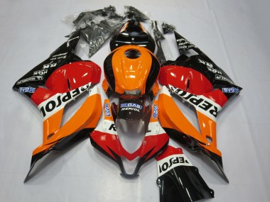 2009-2012 Orange White Red Glossy Black Repsol Honda CBR600RR Motorcycle Fairing Kits Australia