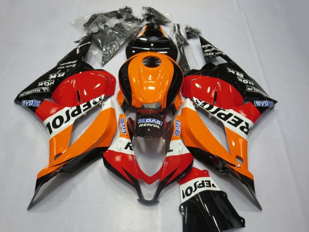 2009-2012 Orange White Red Glossy Black Repsol Honda CBR600RR Motorcycle Fairing Kits Australia