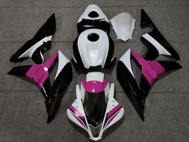 2007-2008 White Pink Glossy Black Honda CBR600RR Motorcycle Fairings Australia
