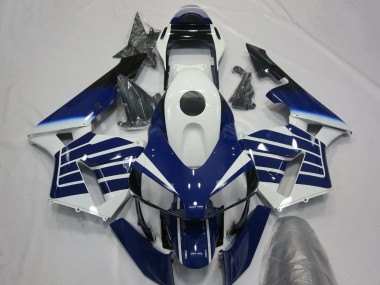 2003-2004 White Blue Honda CBR600RR Motorcycle Fairings Australia